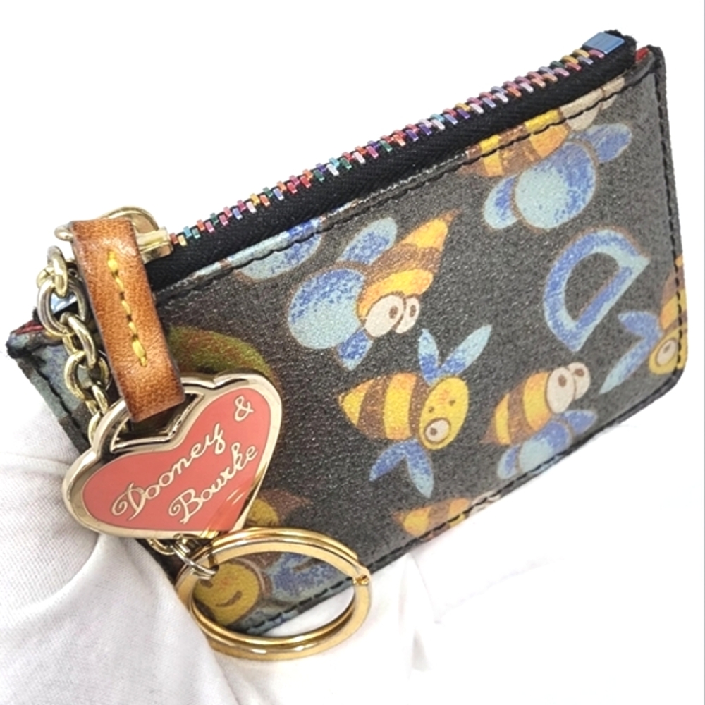 Dooney & Bourke Rainbow Zipper Bee Case